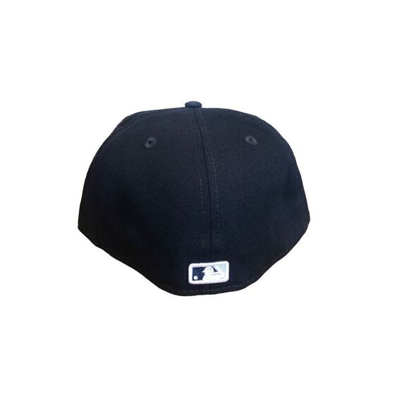 New Era New York Yankees Banner Logo 59FIFTY Fitted Hat Cap Size 7 3/4 - Picture 4 of 5